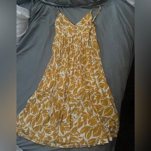Lush yellow floral dress